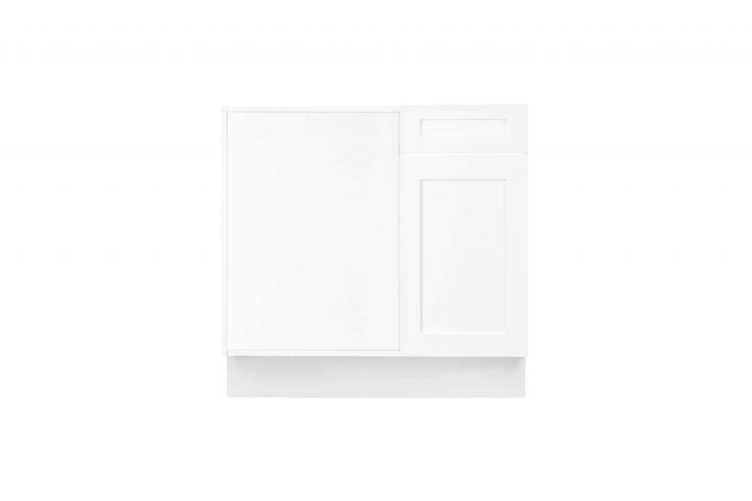 42–45" Blind Base Corner — Front view