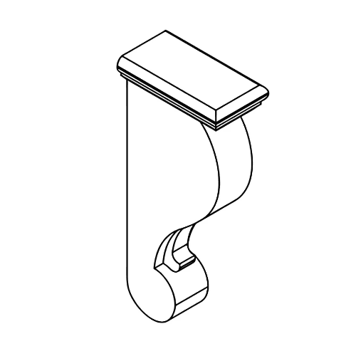 Decorative Corbel — 8" × 12" — Front view