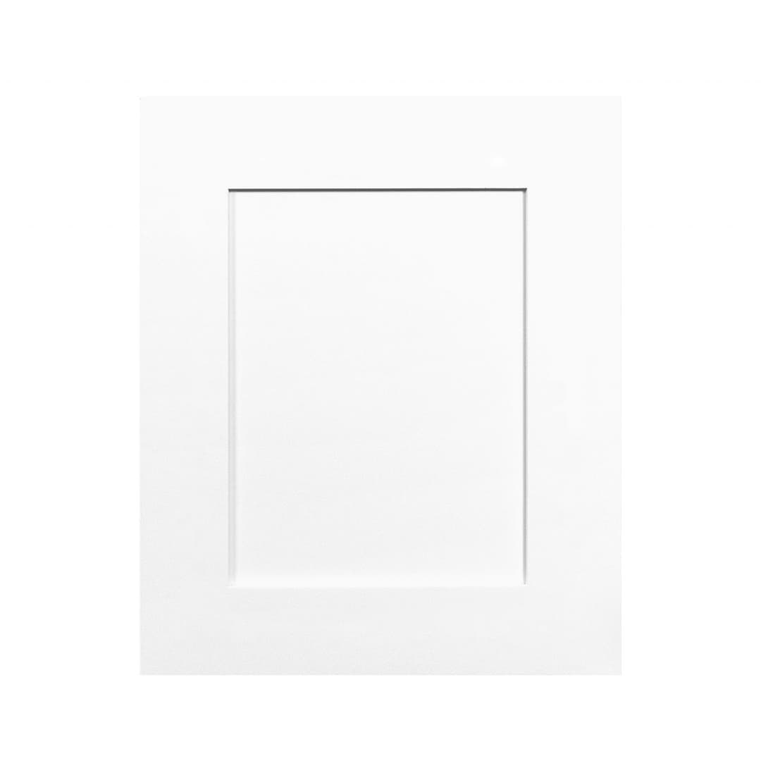 White Shaker Sample Door — Front view