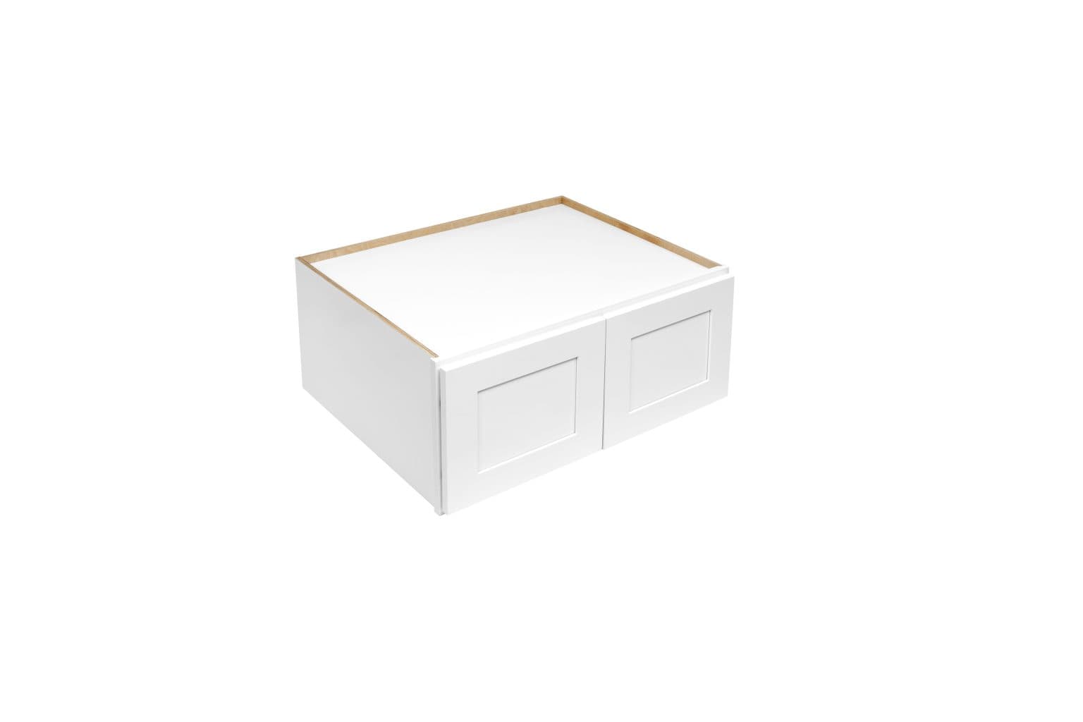 36" × 18" Over-Fridge Wall (24" depth) — Front view